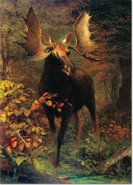 Albert Bierstadt In the Forest